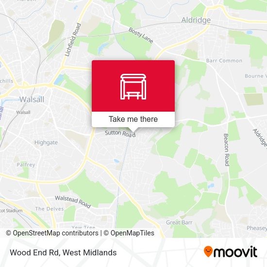 Wood End Rd map