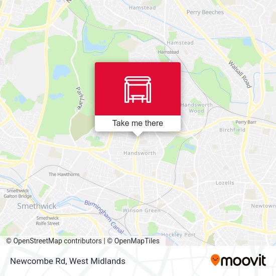 Newcombe Rd map