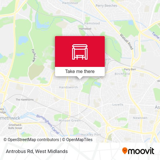 Antrobus Rd map