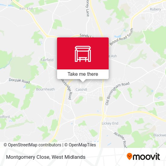 Montgomery Close map