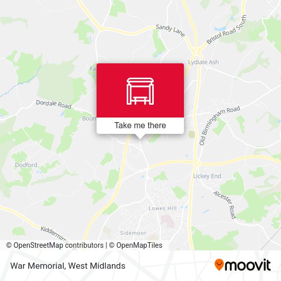 War Memorial map