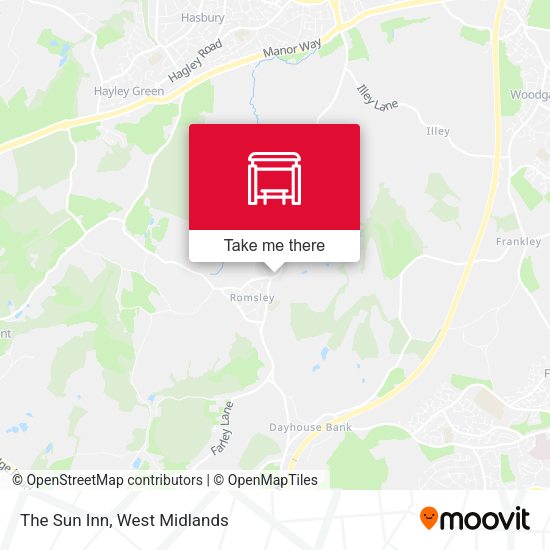 The Sun Inn map