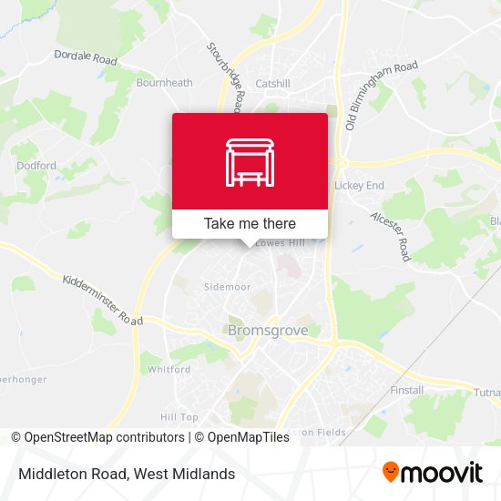 Middleton Road map