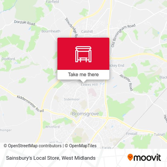 Sainsbury's Local Store map