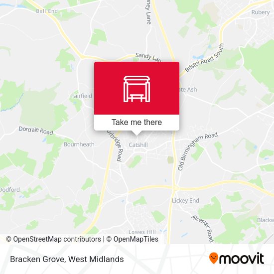 Bracken Grove map