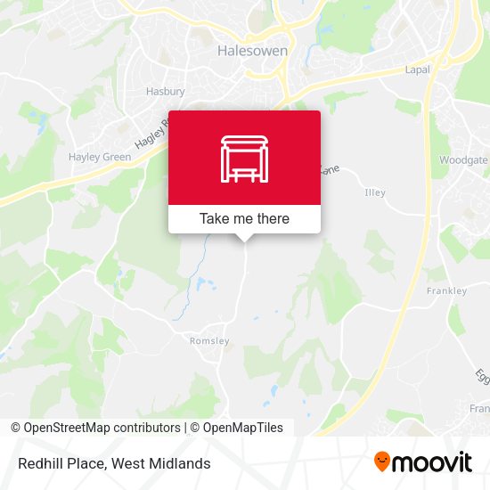 Redhill Place map