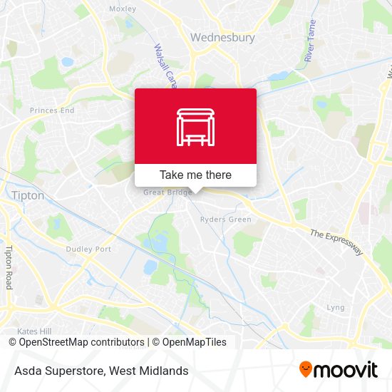 Asda Superstore map