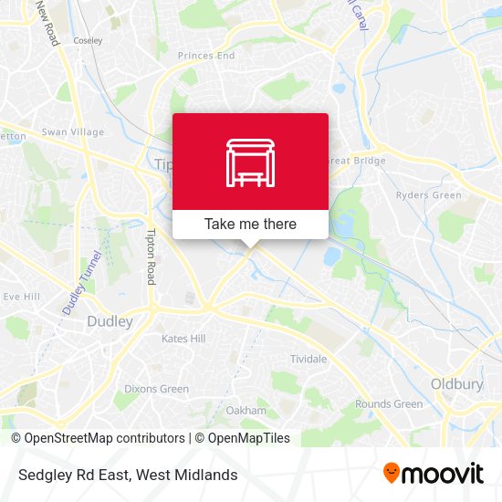 Sedgley Rd East map