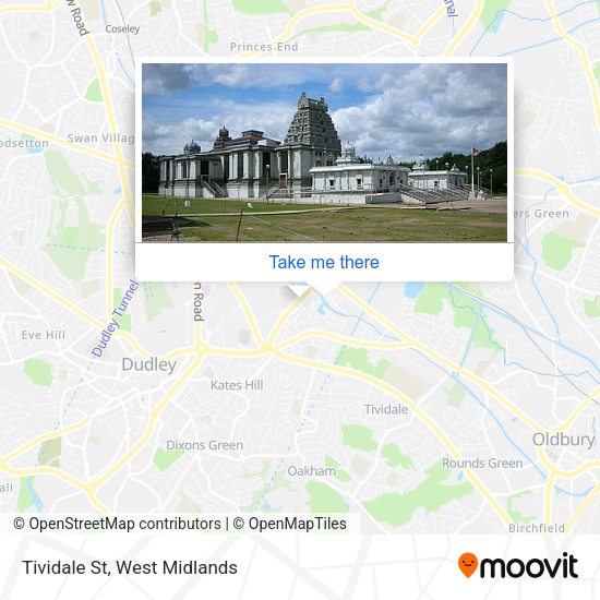Tividale St map