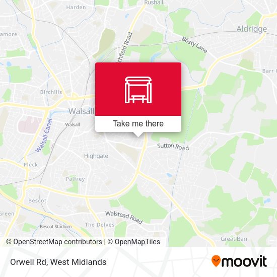 Orwell Rd map