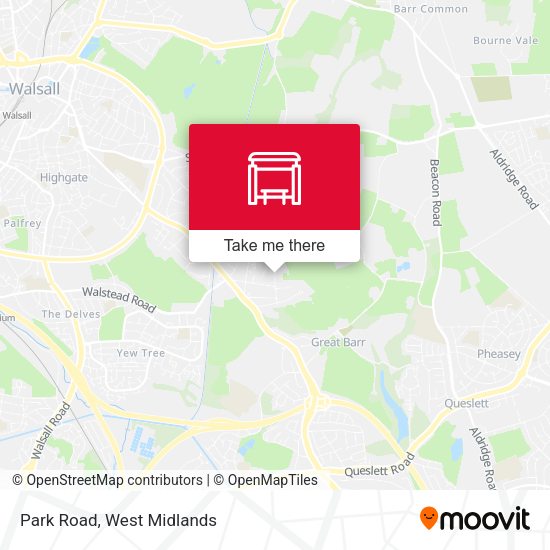 Park Road map
