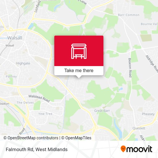 Falmouth Rd map