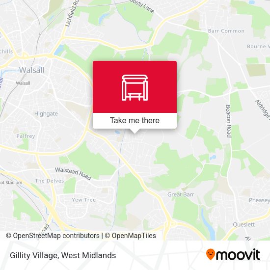Gillity Village map
