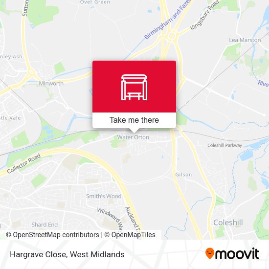 Hargrave Close map