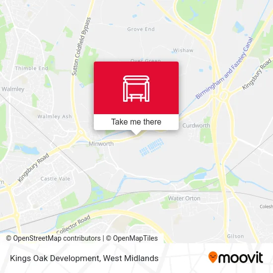 Kings Oak Development map