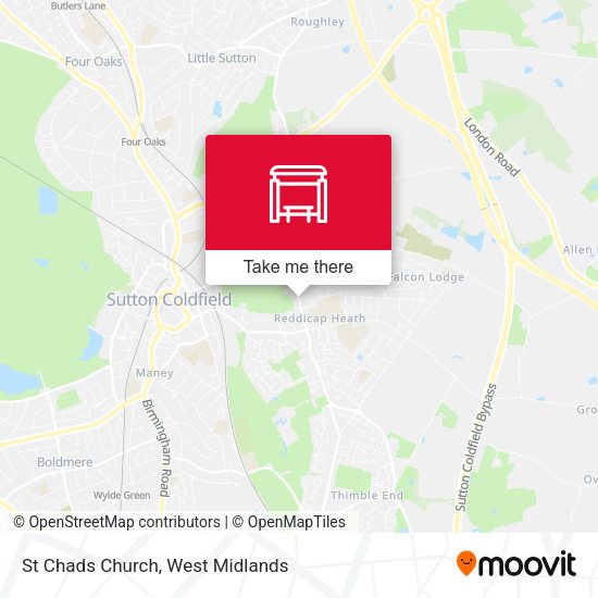 St Chads Church map