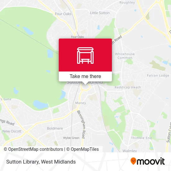 Sutton Library map