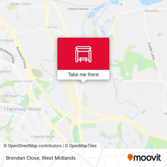 Brendan Close map