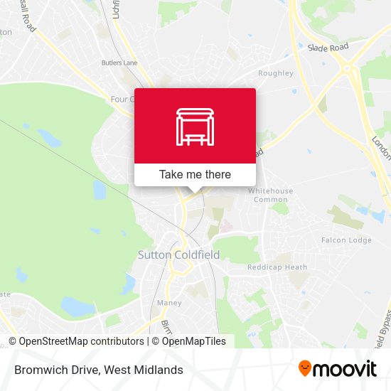 Bromwich Drive map