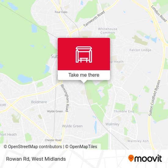 Rowan Rd map