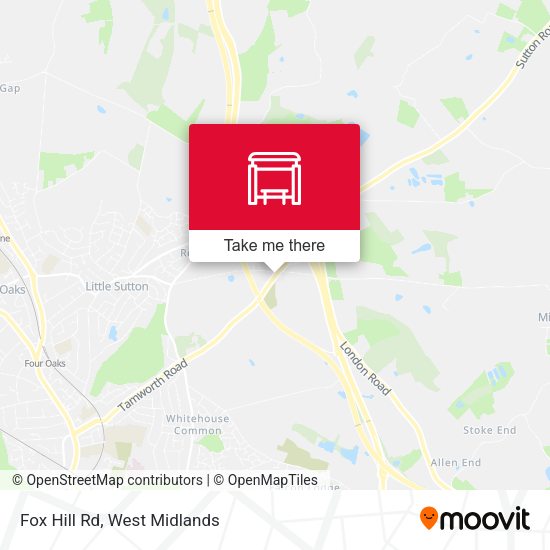 Fox Hill Rd map