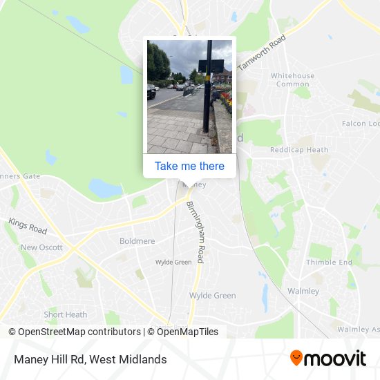 Maney Hill Rd map