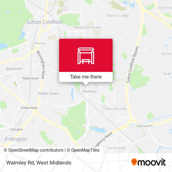 Walmley Rd map