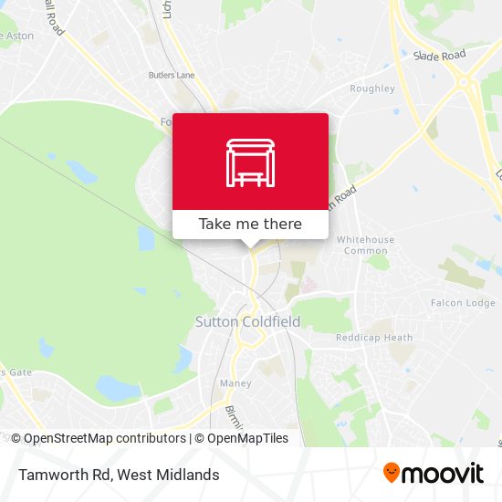 Tamworth Rd map