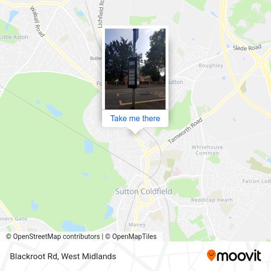 Blackroot Rd map