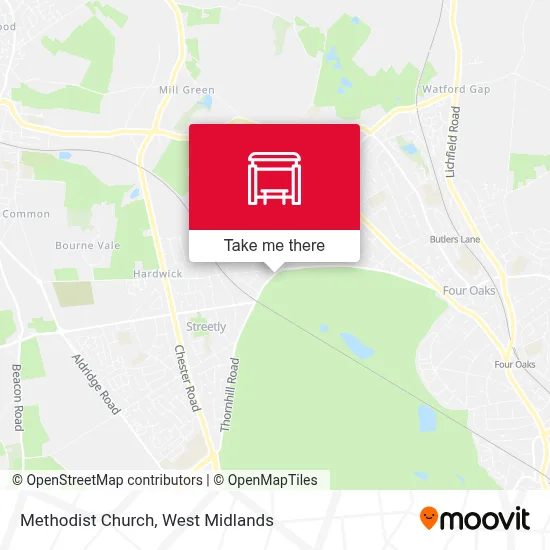 Methodist Church map
