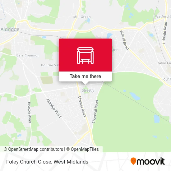 Foley Church Close map