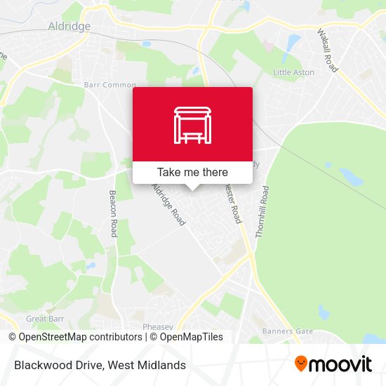 Blackwood Drive map