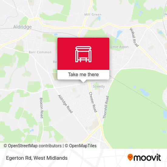 Egerton Rd map