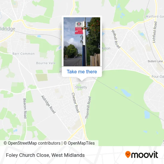 Foley Church Close map