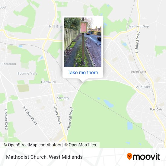 Methodist Church map