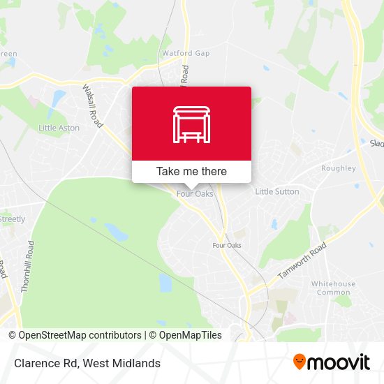 Clarence Rd map