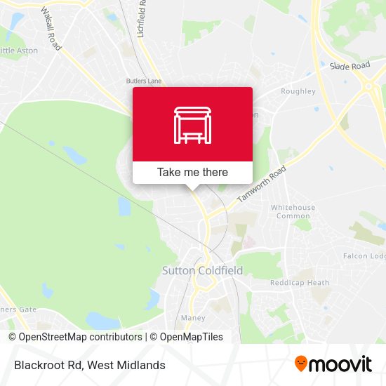 Blackroot Rd map