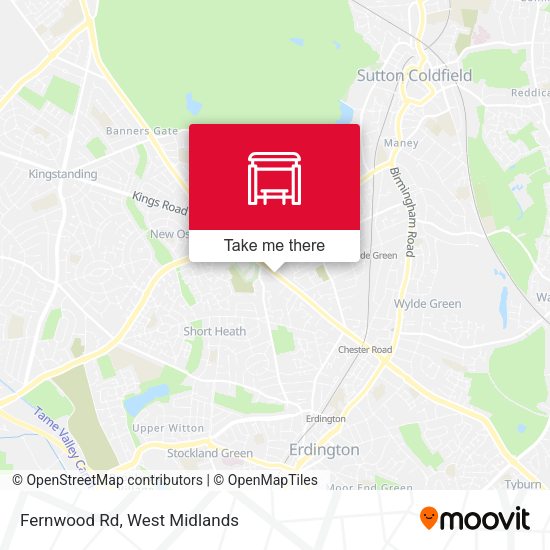 Fernwood Rd map