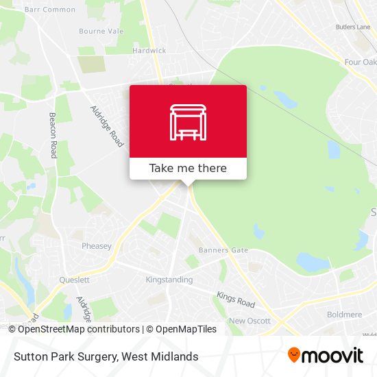 Sutton Park Surgery map