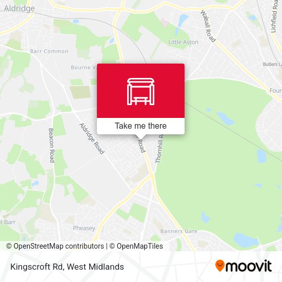 Kingscroft Rd map