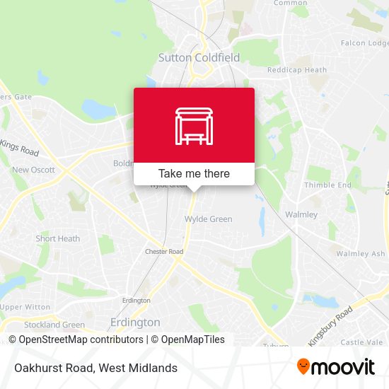 Oakhurst Road map