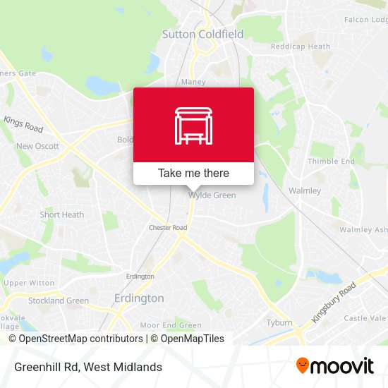 Greenhill Rd map