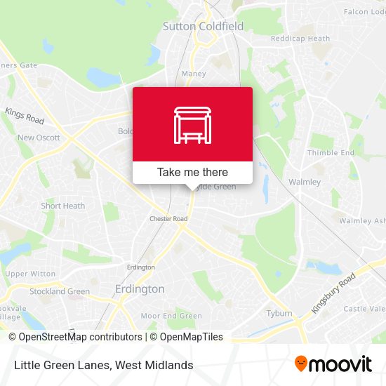 Little Green Lanes map