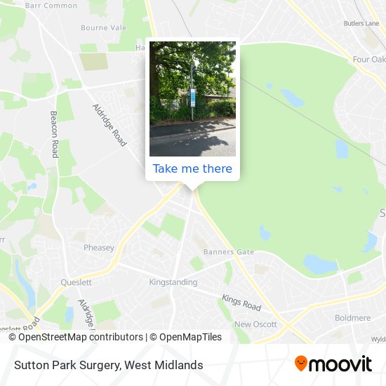 Sutton Park Surgery map