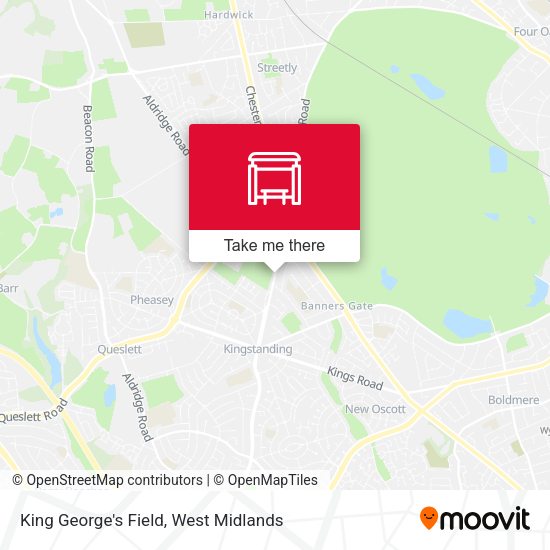 King George's Field map