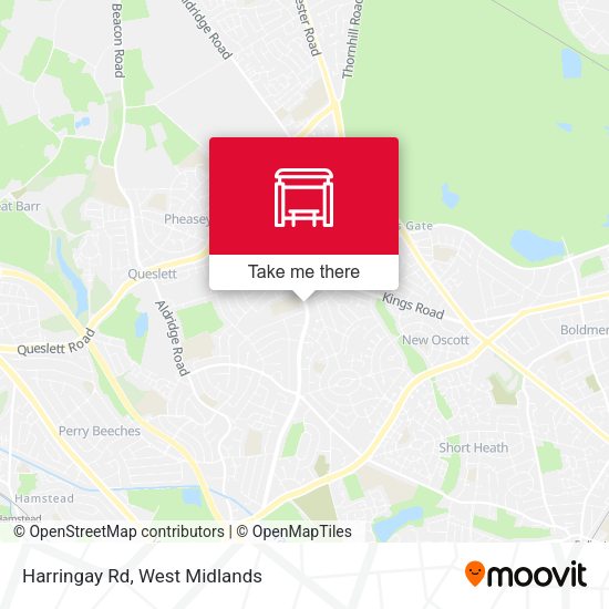 Harringay Rd map