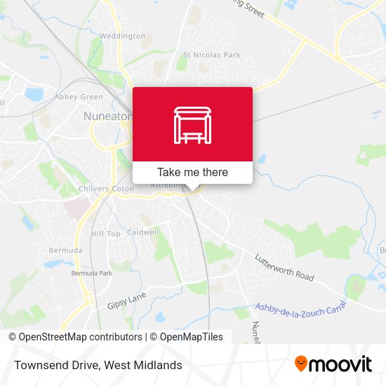 Townsend Drive map
