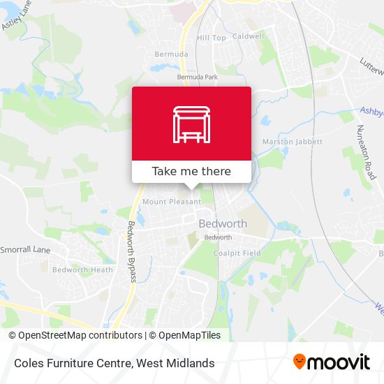 Coles Furniture Centre map