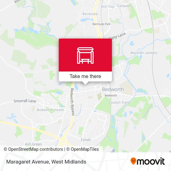 Maragaret Avenue map