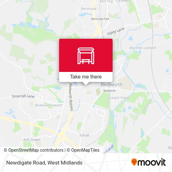 Newdigate Road map